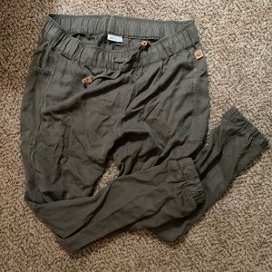 TenTree army green joggers